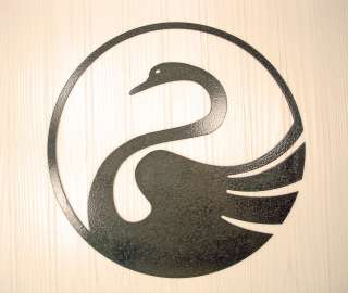 Metal Wall Art Home Decor Bird Swan  