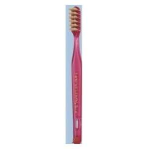  Lactona Toothbrush Natural Bristle Hard 3 Row Health 