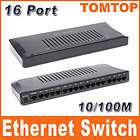 10/100Mbps 16 Port Mini Ethernet Switch Switcher Desktop RJ45 Network 