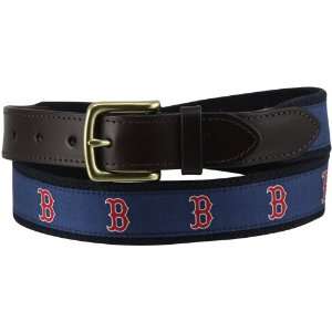 MLB Vineyard Vines Boston Red Sox Canvas Belt   Royal Blue  