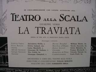   Scala Verdi LA TRAVIATA C163 00972/73 EMI 2 LP Records Box Set  