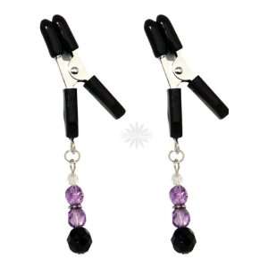   Spartacus Purple Beaded Clamps  Jumper Cable