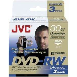  JVC 8cm Rewritable Mini DVD RW for Camcorders VRW 14EU3 