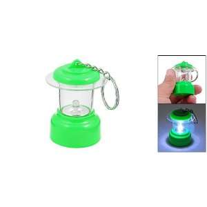  Amico Green Kerosene Lamp Style LED Light Key Chain Ring 