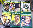 GREEN BAY PACKERS YEARBOOK LOT 1980 thru 1989 NFL Football