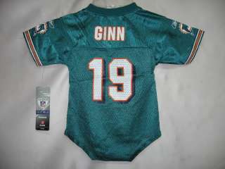   Ginn Jr. Miami Dolphins Aqua EQP NFL Infants Onesie Jersey 18 Months