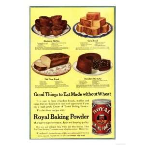 Cooking Royal Baking Powder, USA, 1910 Giclee Poster Print, 12x16 