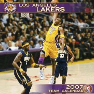  Los Angeles Lakers 12x12 Wall Calendar 2007 Sports 