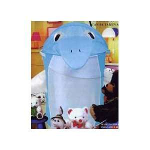 LAUNDRY HAMPER   TOY CHEST BOX   POP UP  DOLPHIN  