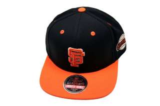 SF San Francisco Giants Snapback Cap Hat American Needle Black Orange 