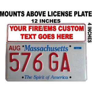  , Firefighter, Fire Department, License Plate Topper 