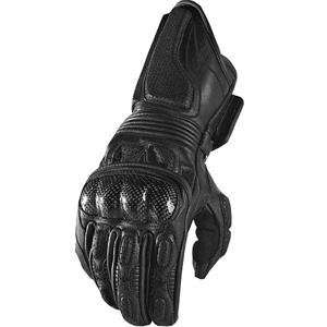  Icon Womens Merc Long Gloves   Large/Black Automotive