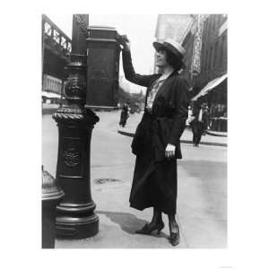  Woman Mailing a Letter New York, NY Photo   New York, NY 