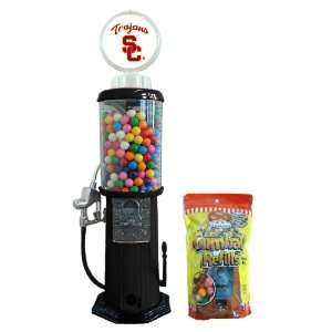  USC Black Retro Gas Pump Gumball Machine Toys & Games