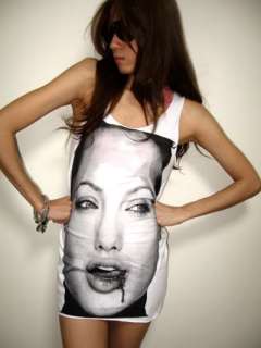 Angelina Jolie Brad Pitt Movie Star T Shirt Tank Top M  