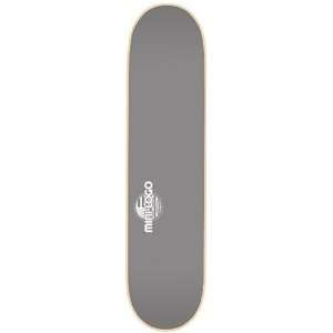  Mini Logo Skateboard Deck (7.375 x 29.375, Grey) Sports 