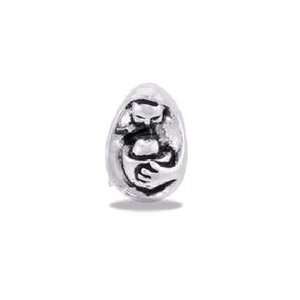 DaVinci Mom Snuggling Baby 3 D European/Memory Charm Double Sterling 