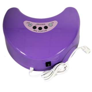 LED 12W Nail Dryer Gel Cure Polish LED Lamp UV Purple