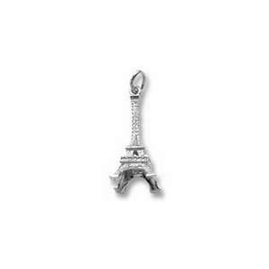  Eiffel Tower Charm   Sterling Silver Jewelry