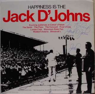 JACK DJOHNS happiness is the LP vinyl NS 2039 VG  