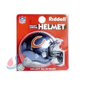   Bears Chrome Pocket Pro NFL Helmet by Riddell