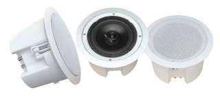 Pyle Pdpc82 8 In ceiling 2 way Flush Mount Enclosure Speaker System 