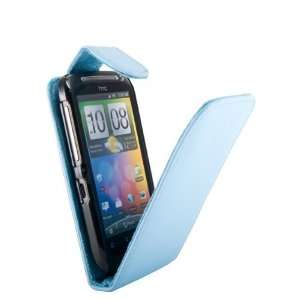 Blue Specially Designed Leather Flip Case + FREE SCREEN PROTECTOR/FILM 