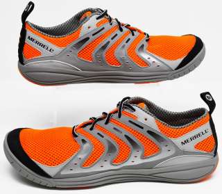   Bare Access Mens Barefoot Running Shoes, Size 9, Orange / Gray  