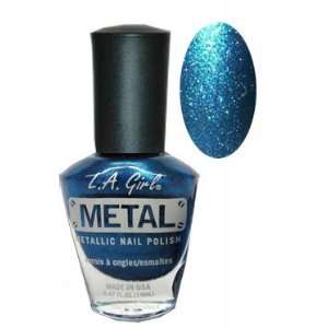  LA Girl Metal Nail Polish Alkaline Blue GNL150 Health 