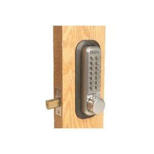  Digital Door Lock   Keyless Entry (Bright Chrome) (1 5/8 