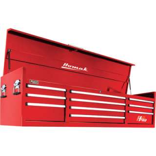Homak H2PRO 72in 10 Drawer Roller Tool Cabinet  Red, # RD0210720 