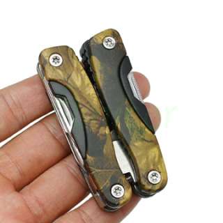 Foldaway Pliers Knife Saw Screwdriver Mini Pocket Metal Multi Tool 