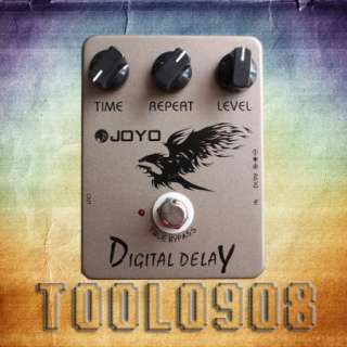 Digital Delay Analog Sound True Bypass Guitar Effect Pedal J08  