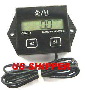 TACH HOUR METER FOR ANY ENGINE WITH SPARK PLUGS  