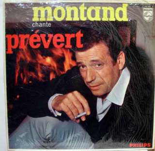 YVES MONTAND chante jacques prevert LP 844 886 FRANCE  