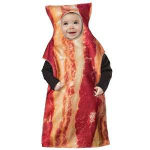 Lets Party By Rasta Impsota Bacon Bunting Infant Costume / Red/Brown 