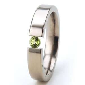   Ring, Natural Peridot Gemstone, Free Sizing 4.5 11 Rumors Jewelry