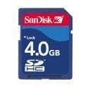 Sandisk SDSDB 4096 A11 4 GB Secure Digital High Capacity Flash Card 
