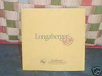 Longaberger product & care tag & the embossed To Go Logo on the top 
