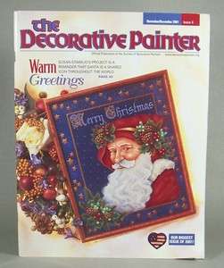   Painter November December Issue 6 Warm Greetings Tole Painting
