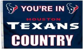   Texans 3 x 5 NFL Licensed Country Flag     