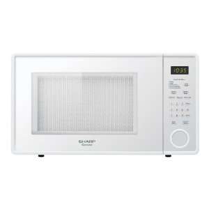  Sharp 1.3 Cu. Ft. 1000 W White Microwave Oven R409YW