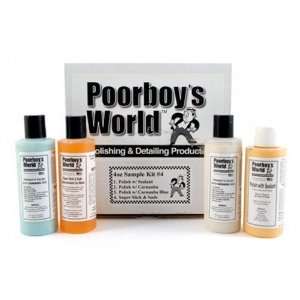    Poorboys World Poorboys 4Oz Sample Kit #4 Polish & Wax Automotive