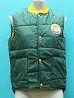vintage GREEN BAY PACKERS 70s ski VEST JACKET small