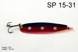 Bass Pike Trout Salmon Trolling Spoon Fishing Lure  