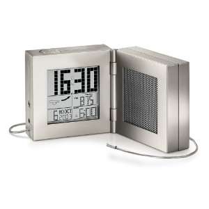   Radio Controlled Clock Barometer, Music Small, Gray