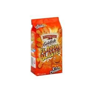Goldfish Flavor Blasted Crackers, Baked Snack, Xtra Cheddar,6.6oz 