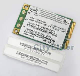 Intel Wireless WiFi Link 4965AGN PCI Express Mini Card  