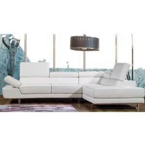 Modica Leather Sectional Sofa Leather Coffee 