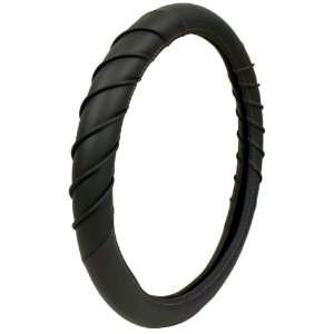   Accessories 39749 Black Twisted Steering Wheel Cover Automotive